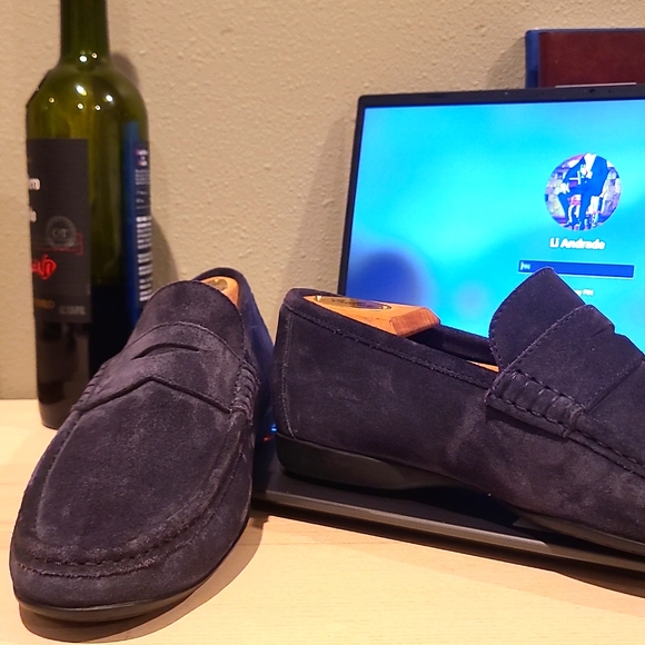 Bruno Magli suede penny loafers - Picture 2 of 10